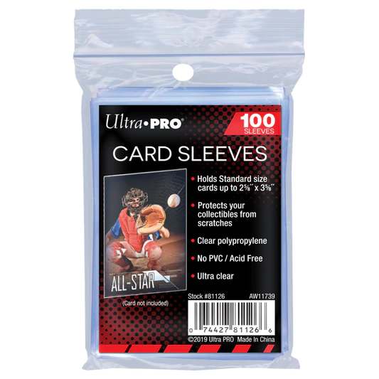 Ultra Pro Card Sleeves Soft (1 pack / 100 sleeves)
