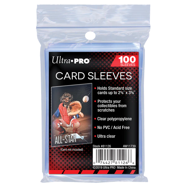 Ultra Pro Card Sleeves Soft (1 pack / 100 sleeves)