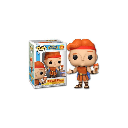 Funko Pop! Disney - Hercules with Action Figure 2023 Wonderous Convention Limited Edition