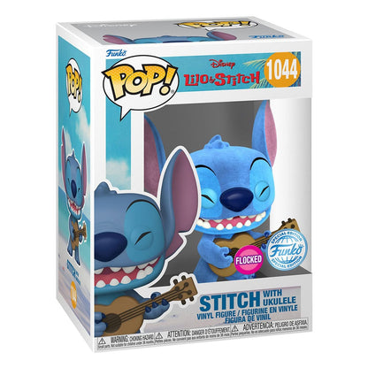 Lilo & Stitch pop & tee - Stitch Ukelele flocked