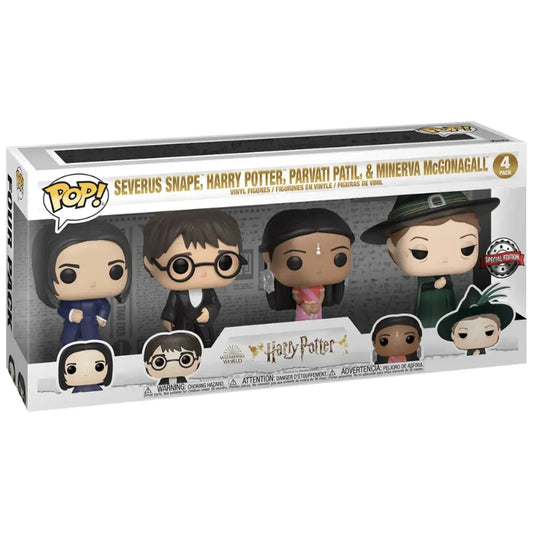 Funko Pop! Movies - Harry Potter 4-Pack Yule Special Edition