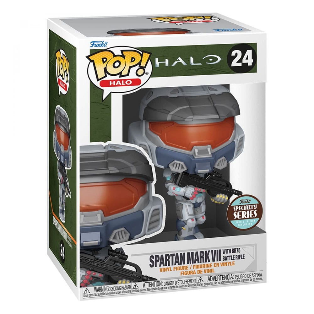 Games - Halo - Spartan Mark VII with weapon - specialty series 24