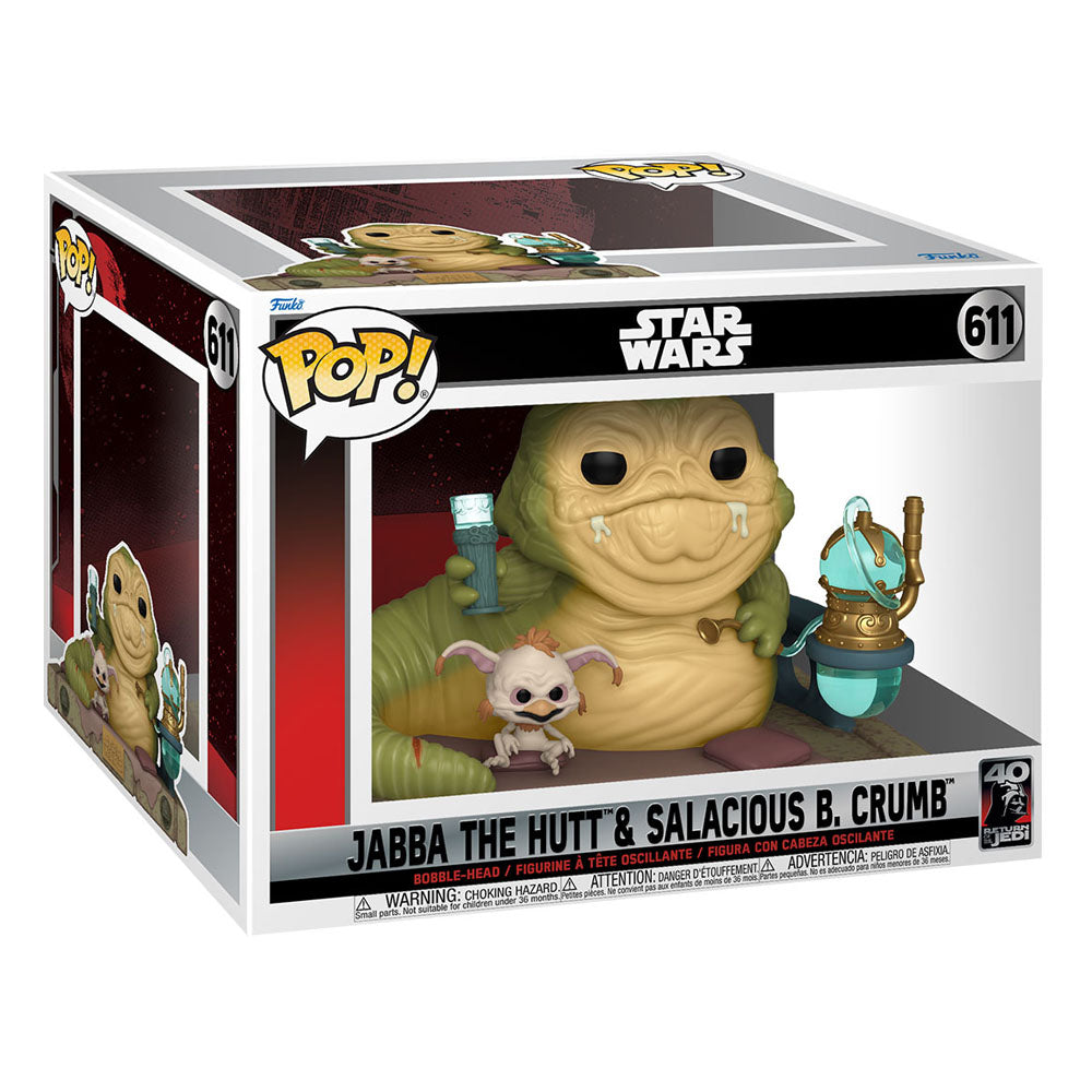 Star Wars: Return of the Jedi 40th Anniversary Deluxe - Jabba with Salacious B, Crumb- 611