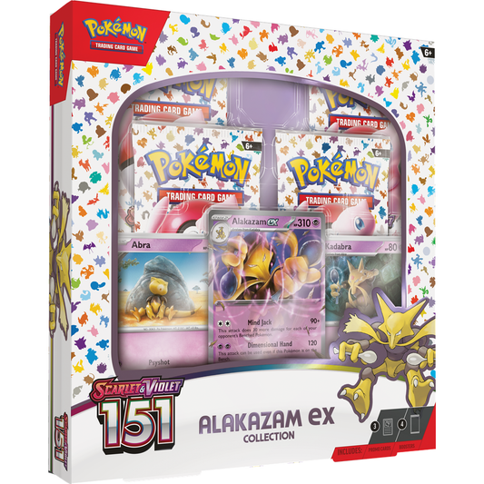 Pokémon Scarlet & Violet 151 Alakazam ex box PRE-ORDER 06/10/2023 gegarandeerde uitlevering