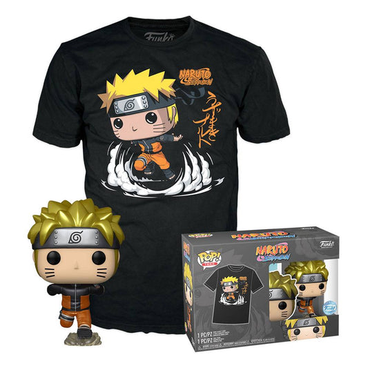 Pop & Tee - Naruto running - Special edition Funko & Tshirt maat S