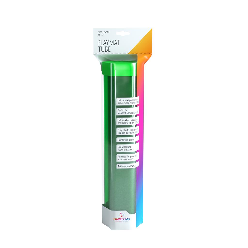 Playmat Tube Clear Green - Gamegenic