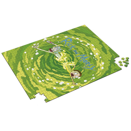 Rick and Morty Portal puzzel 1000 st.